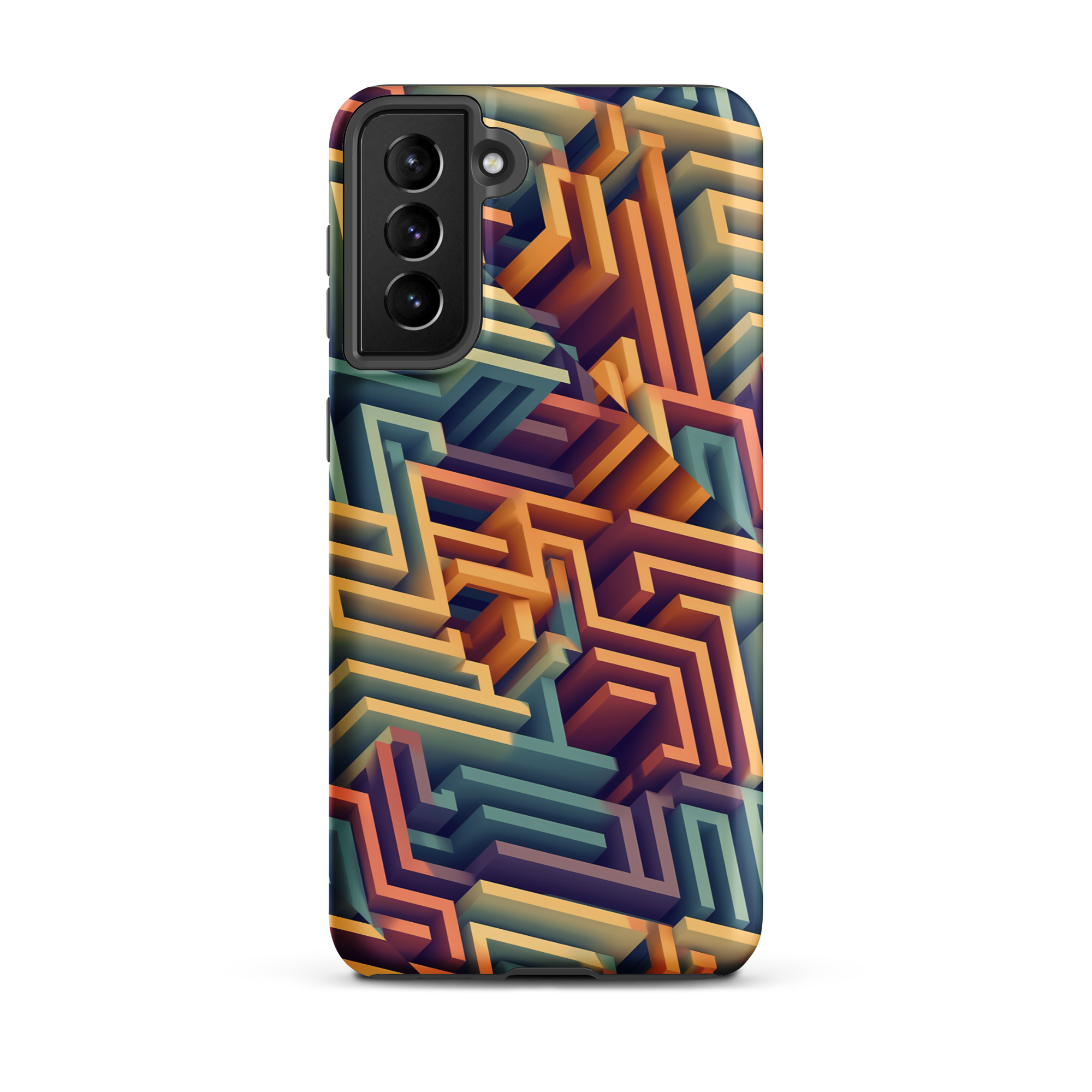 3D Maze Illusion | 3D Patterns | Tough Case for Samsung - #3