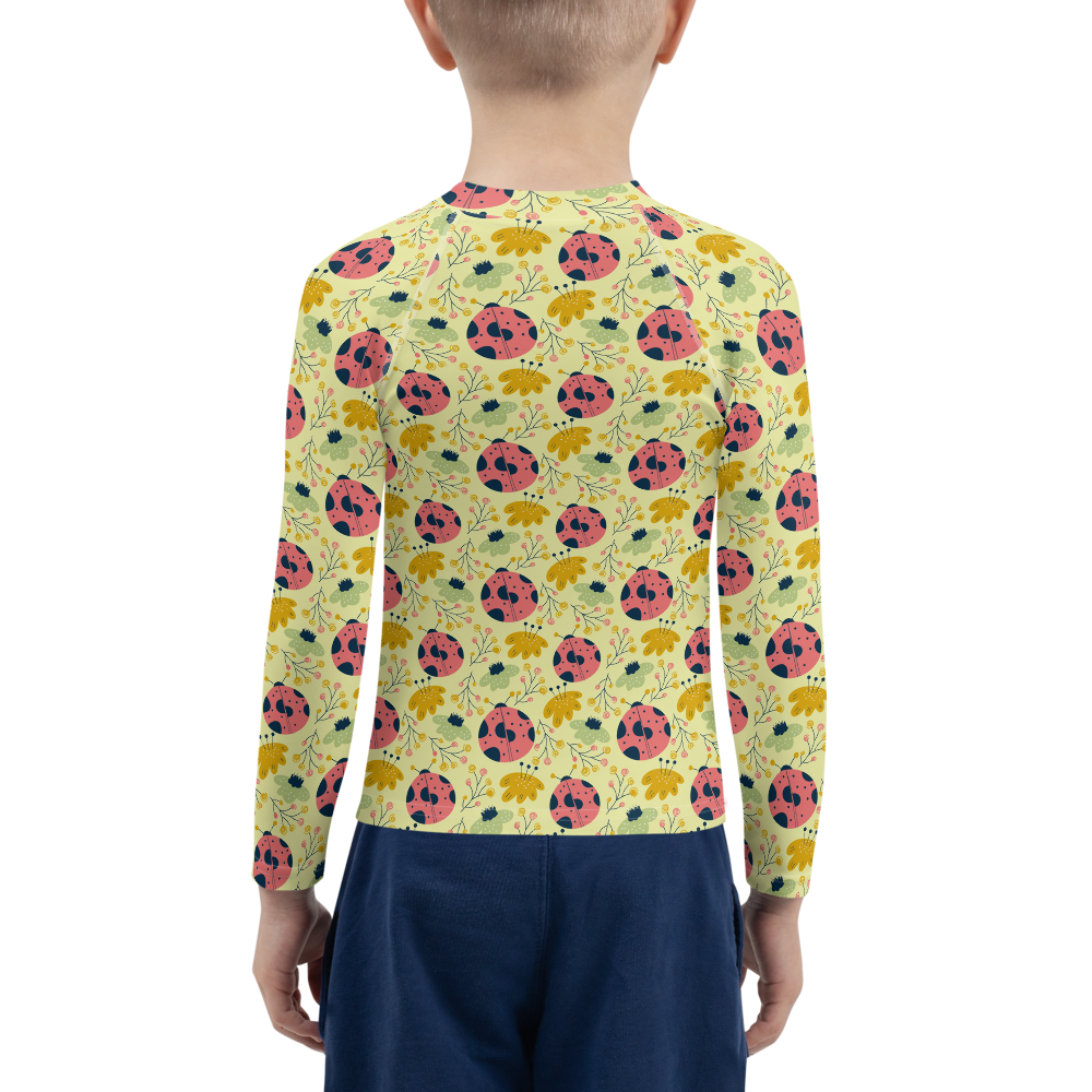 Scandinavian Spring Floral | Seamless Patterns | All-Over Print Kids Rash Guard - #9