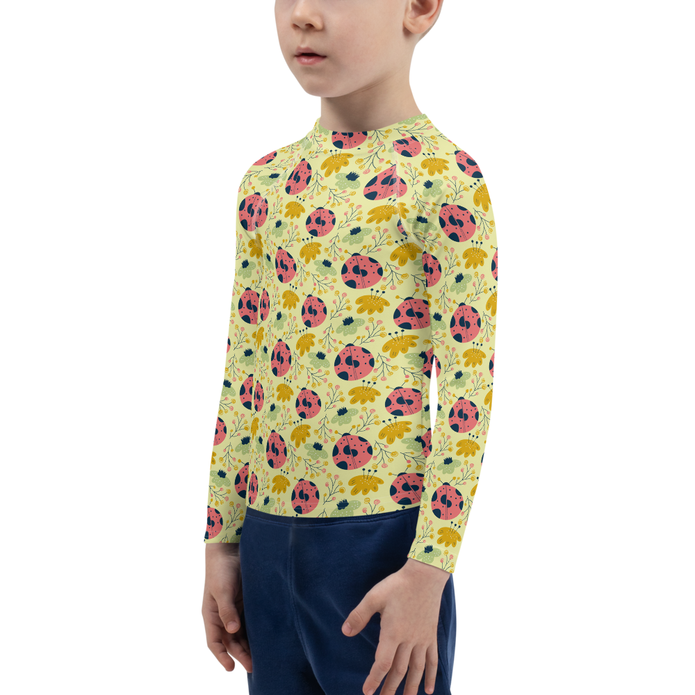 Scandinavian Spring Floral | Seamless Patterns | All-Over Print Kids Rash Guard - #9