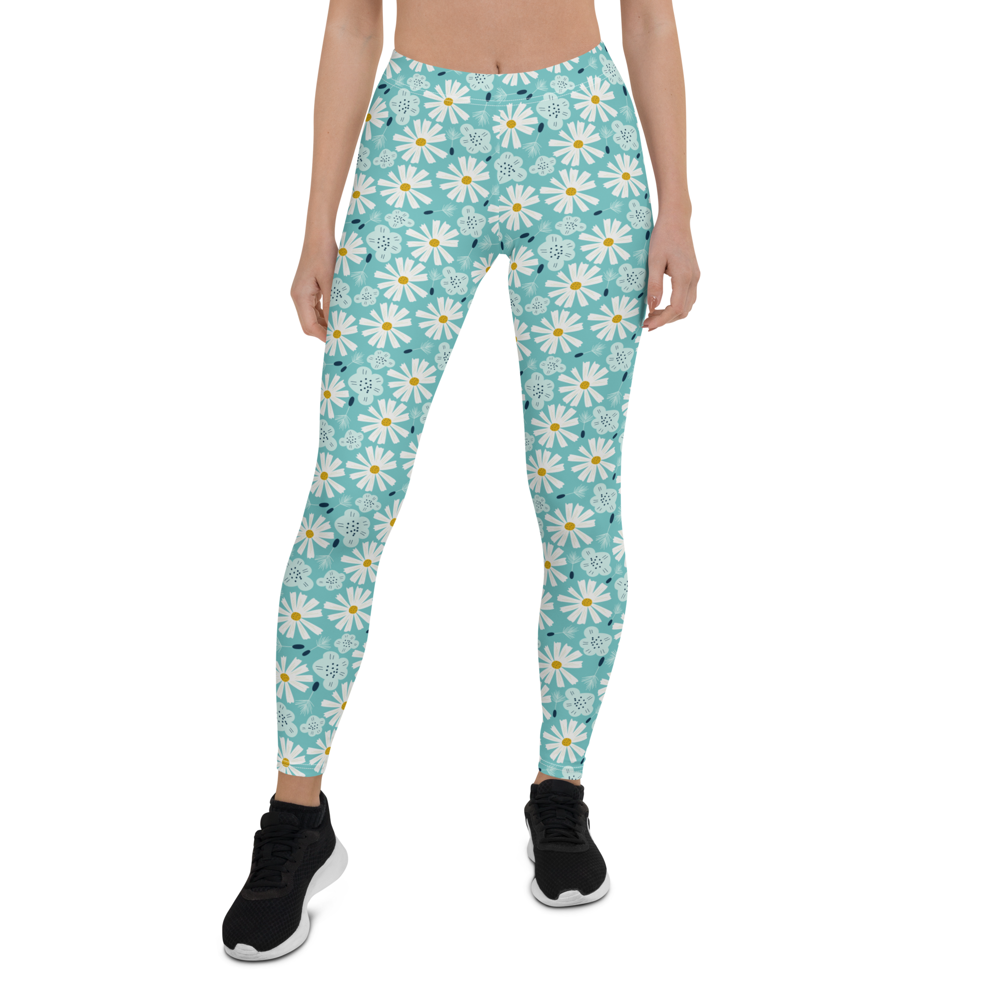 Scandinavian Spring Floral | Seamless Patterns | All-Over Print Leggings - #10