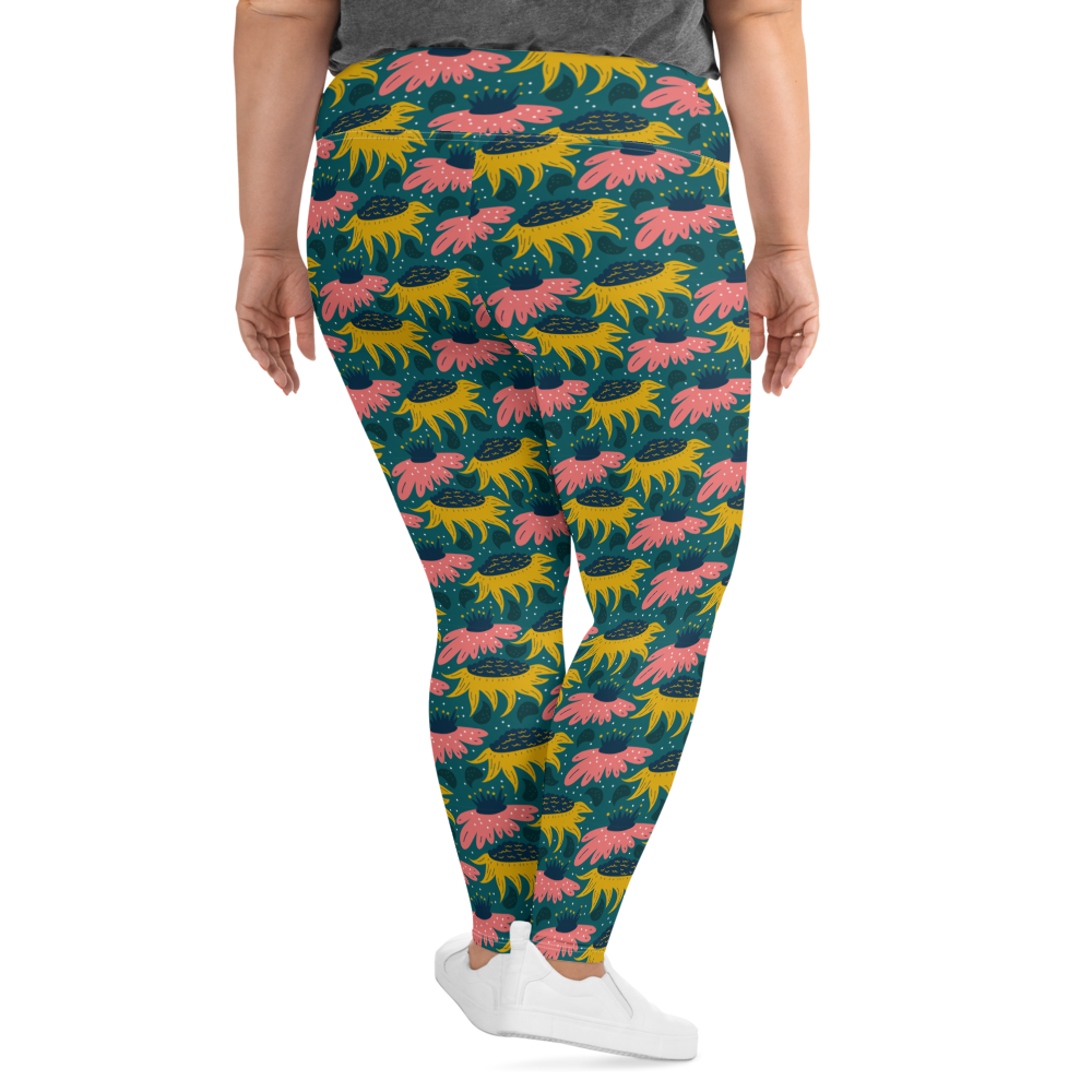 Scandinavian Spring Floral | Seamless Patterns | All-Over Print Plus Size Leggings - #8