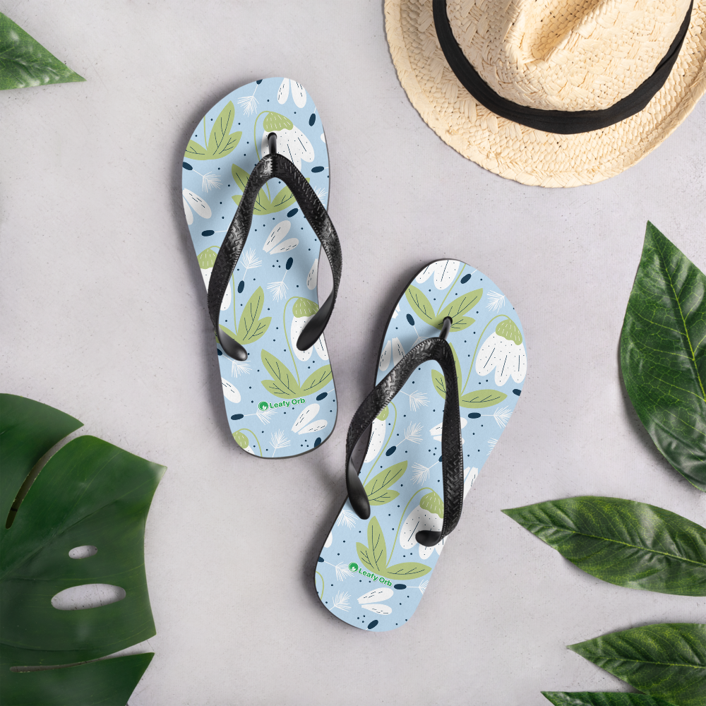 Scandinavian Spring Floral | Seamless Patterns | Sublimation Flip Flops - #3