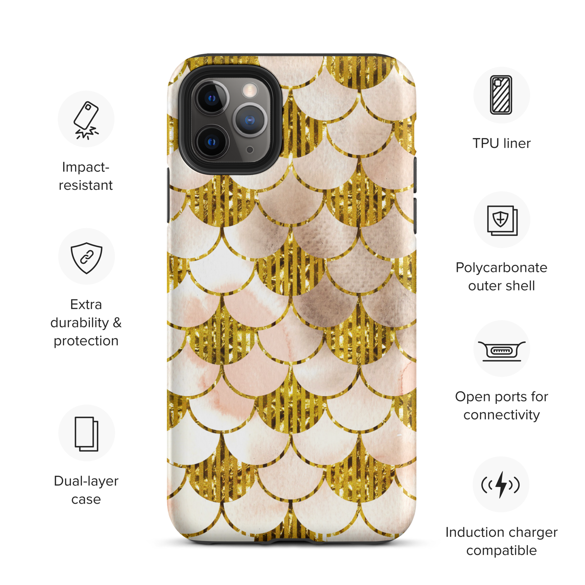 Mermaid Vintage | Vintage Theme | Tough iPhone Case - #6