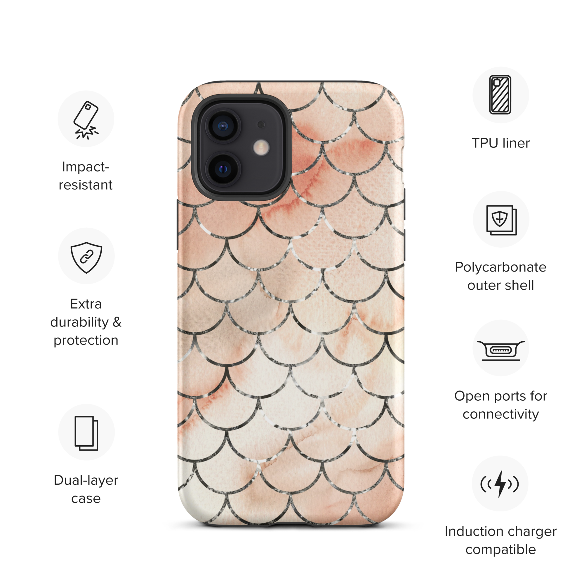 Mermaid Vintage | Vintage Theme | Tough iPhone Case - #10