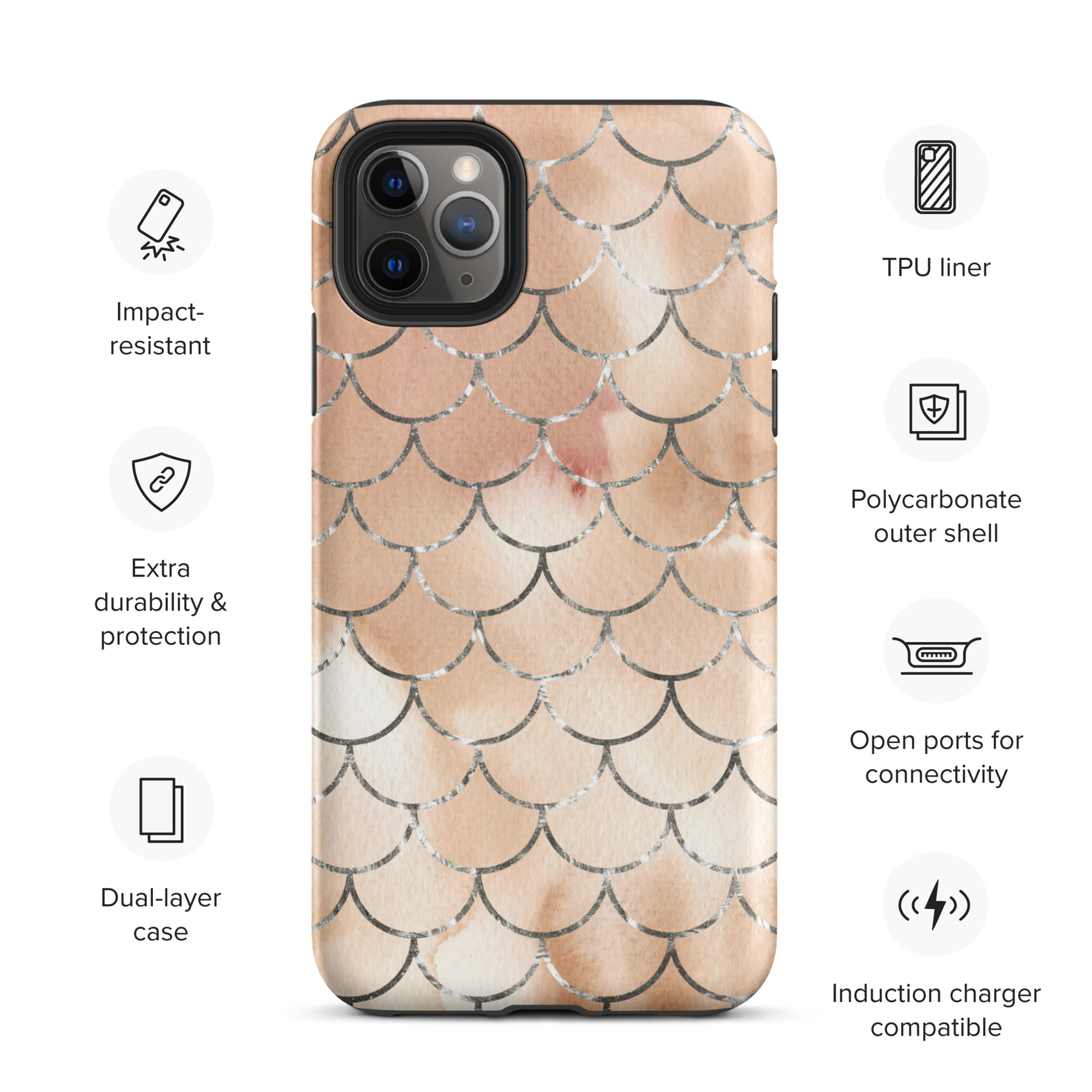 Mermaid Vintage | Vintage Theme | Tough iPhone Case - #7