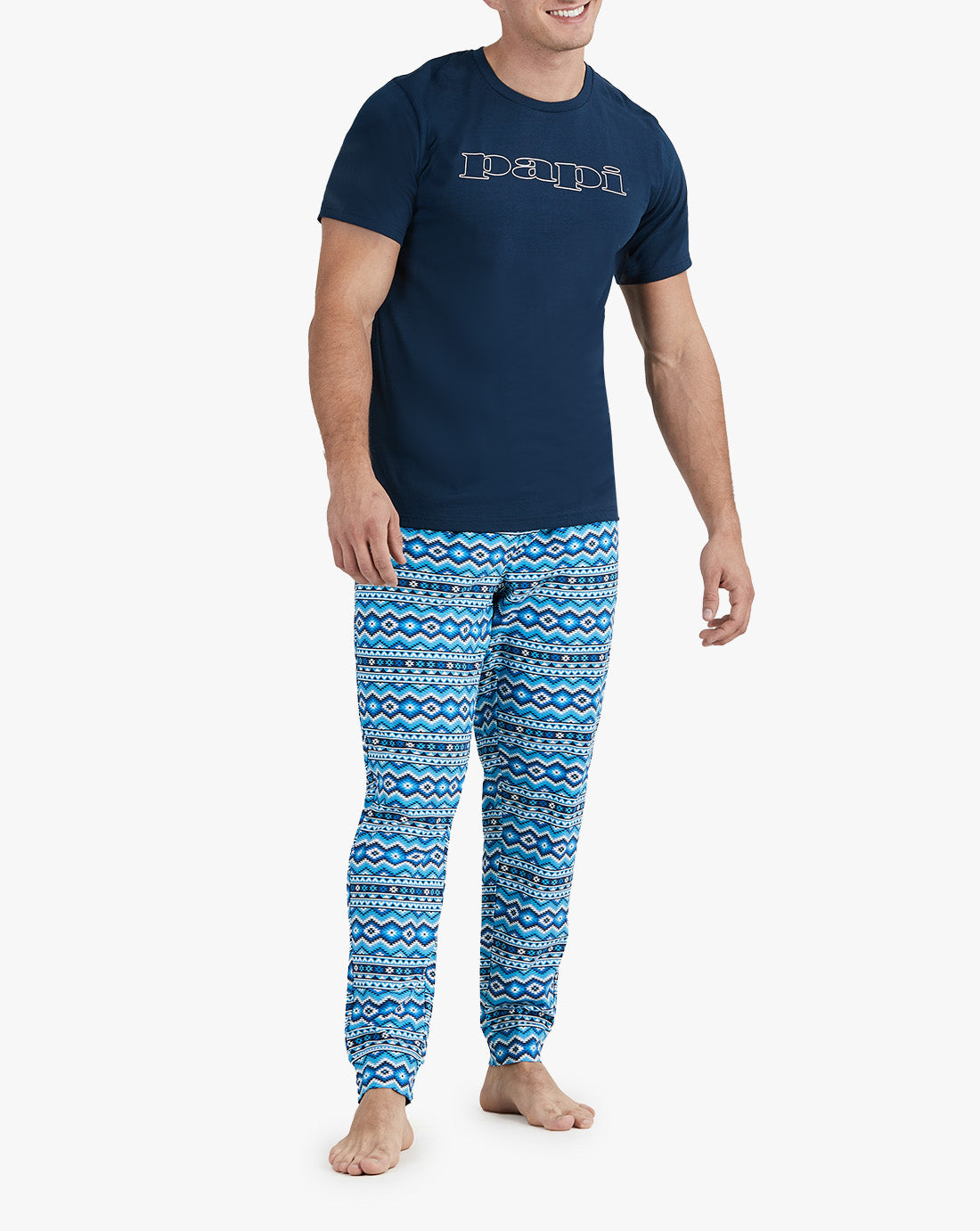 Image of 2-Piece Pajama Set Pageant Blue