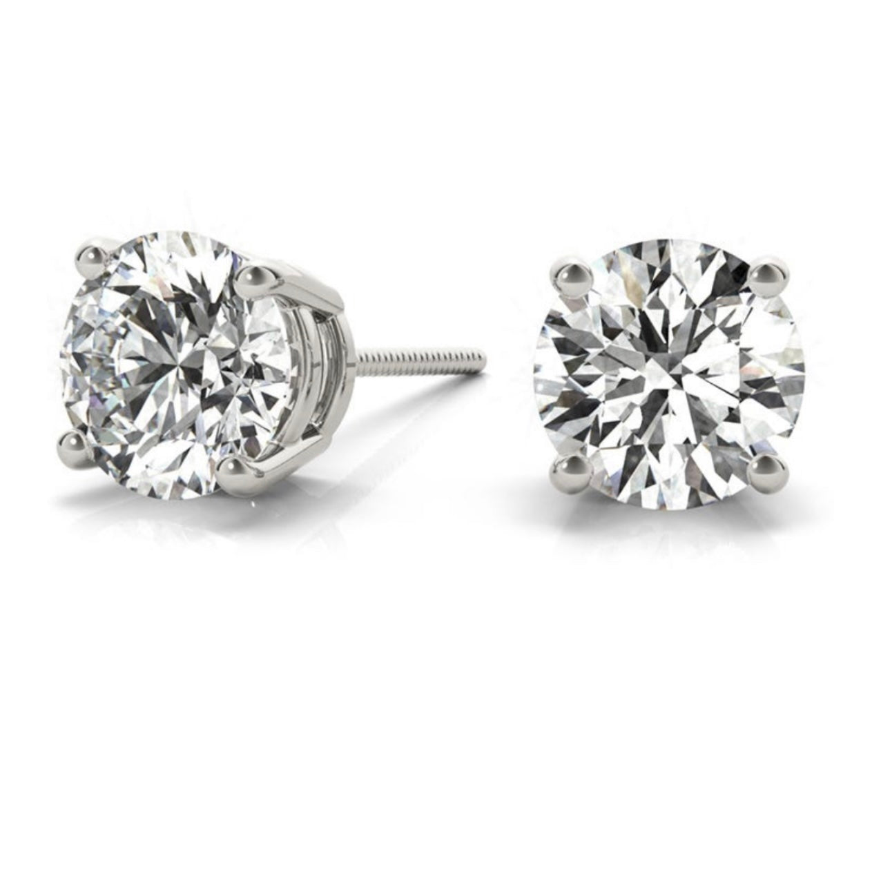 used diamond stud earrings