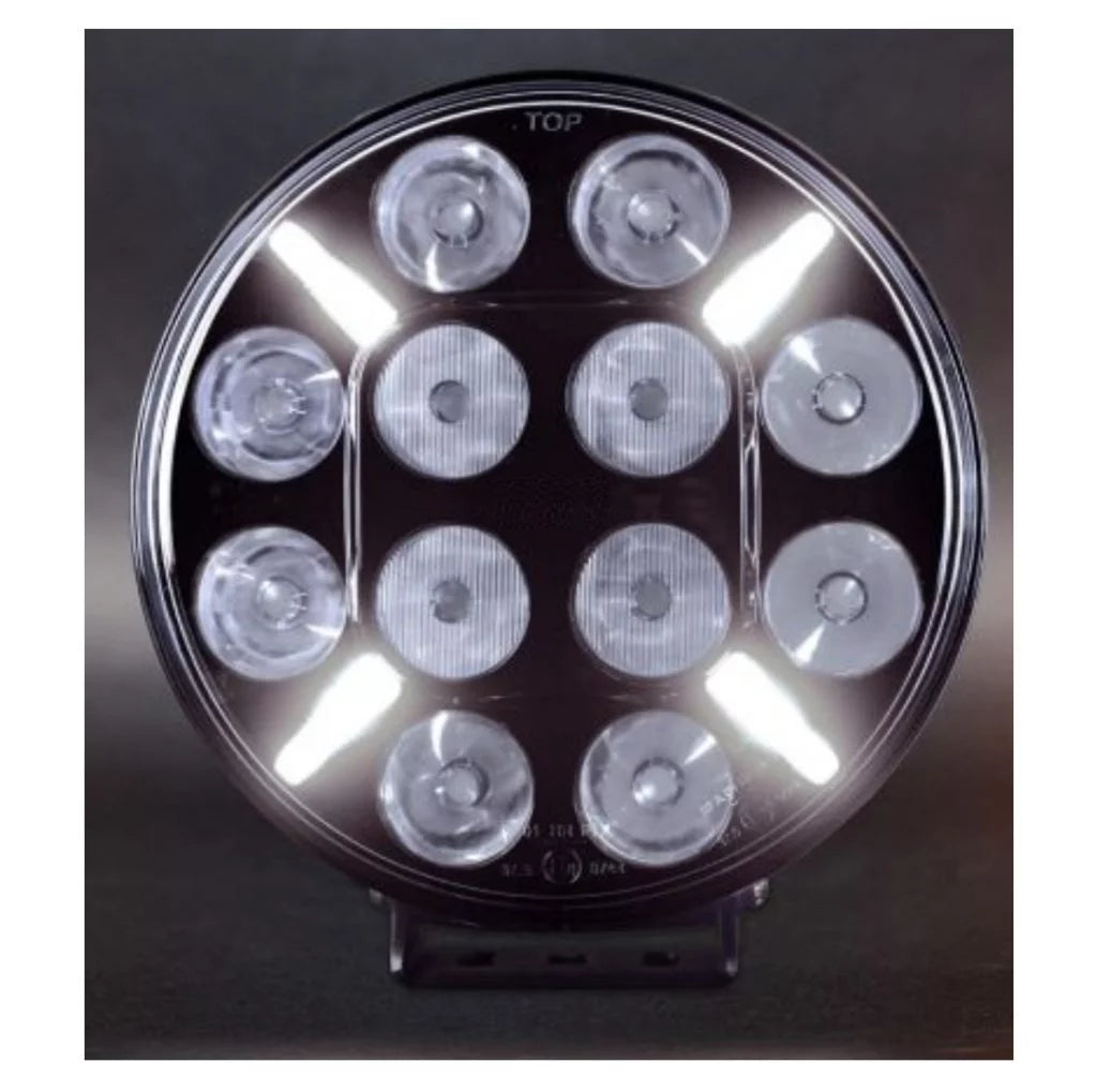 BrightSource - 9″ Titanium E-Marked Driving Light Kit on board air and capability—perfect for both highway