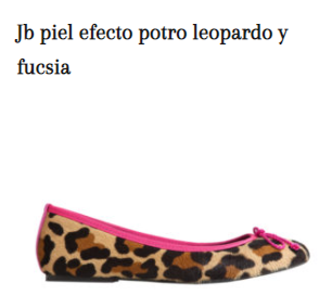 Jb piel efecto potro leopardo y fucsia