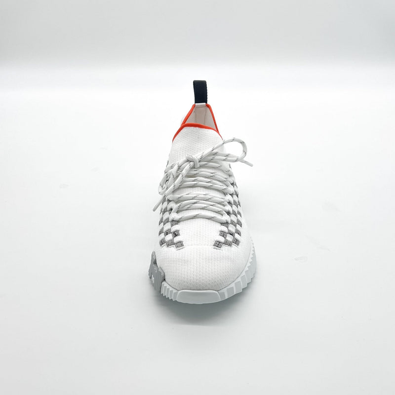 Hermès Flex Sneaker In White & Grey | Size 38 – Found Fashion