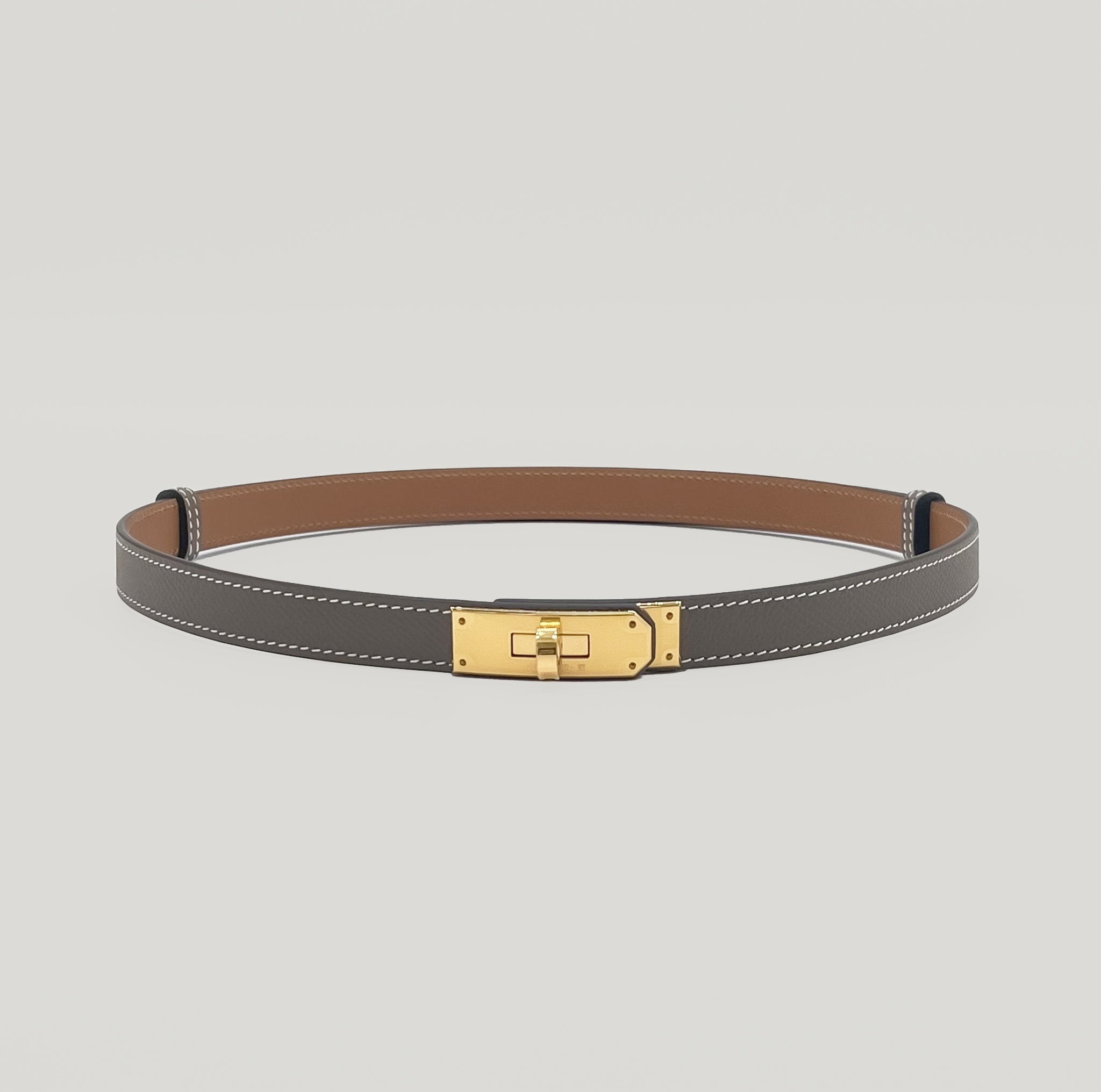 Hermès Kelly 18 Belt | Etoupe – Found Fashion