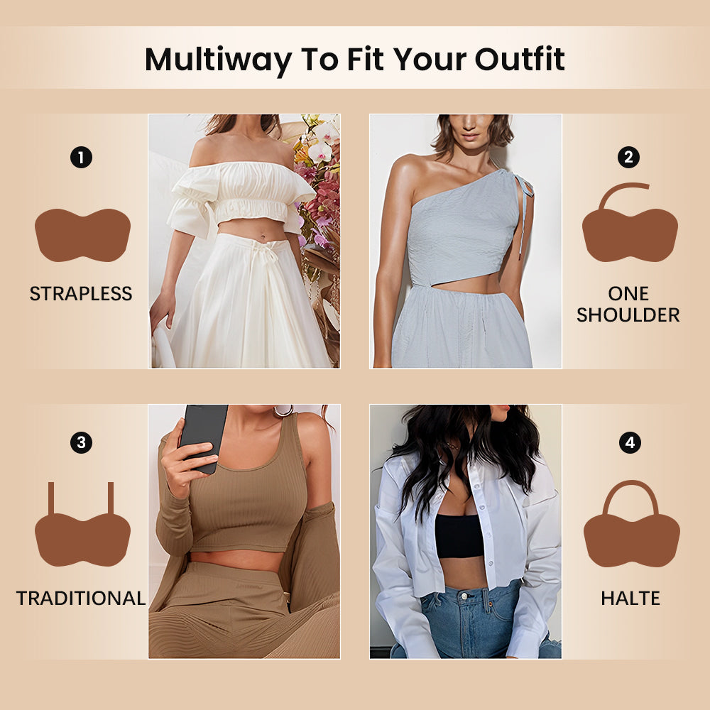 Why our strapless bra not slip but also properly fit? (Link on the bio) # strapless #straplessbra #straplessfreestyle #bra #fit #comfort
