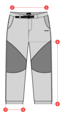 M's Jogger Pants Size Chart