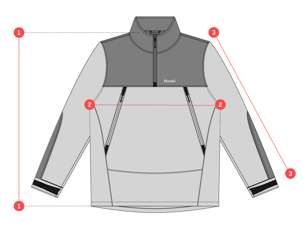 M's Tech Fleece Size Chart