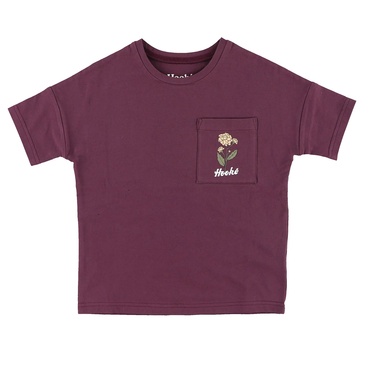 T-Shirt Ample Broderie Fleur Sauvage - Enfants