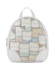 White O Mini Backpacks Kitty