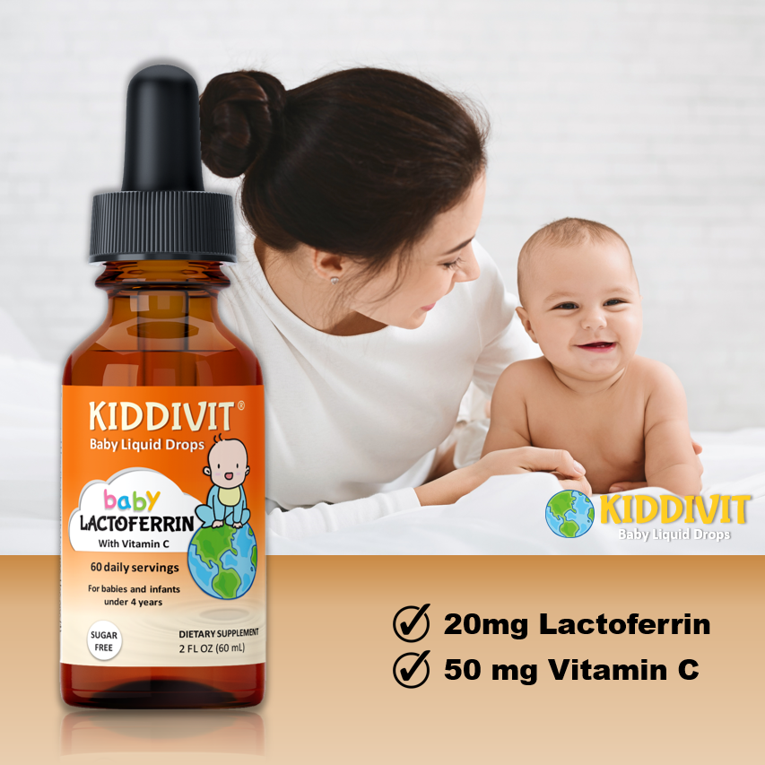 Baby Lactoferrin Liquid Drops 2 FL OZ – KIDDIVIT