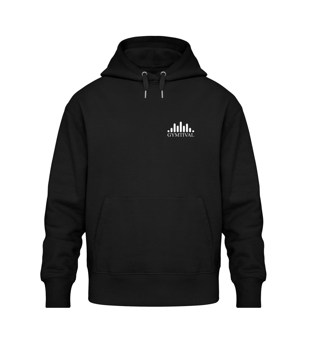 Work Harder Oversize Hoodie Black