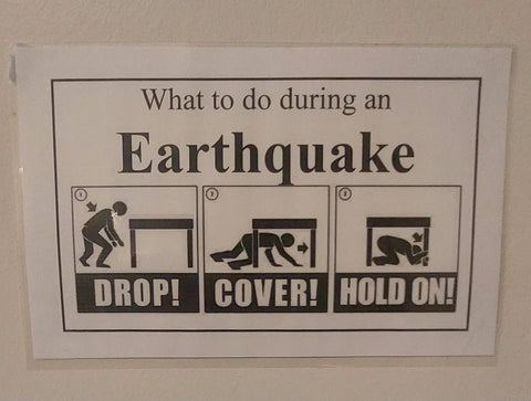 earth quake sign