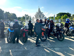 White Temple motorcycles and the temple's builder