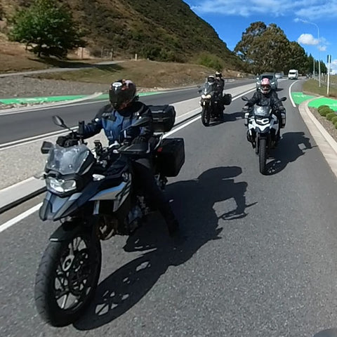 Motorbikes through Wanaka NZ