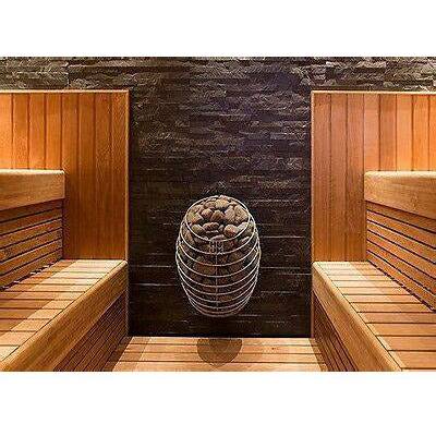 HUUM Drop 9KW Ultimate Package with Heater, Stones, Safety Railing, an –  Finnish Sauna Builders