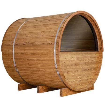Thermory Barrel Sauna 54 DIY Kit with Window 2 Person Sauna