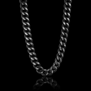 Necklaces Black Stainless Steel Figaro Chain Necklace Chn9900 Wholesale Jewelry Website Unisex