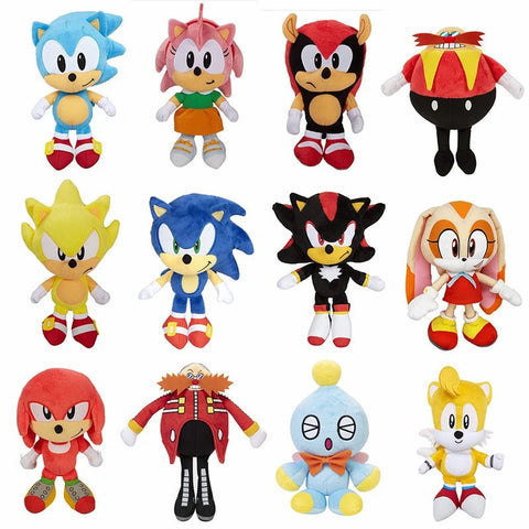 Sonic - Personagens de Pelúcia