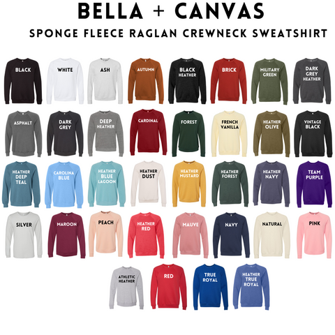 Size & Color charts – Marie's tees designs