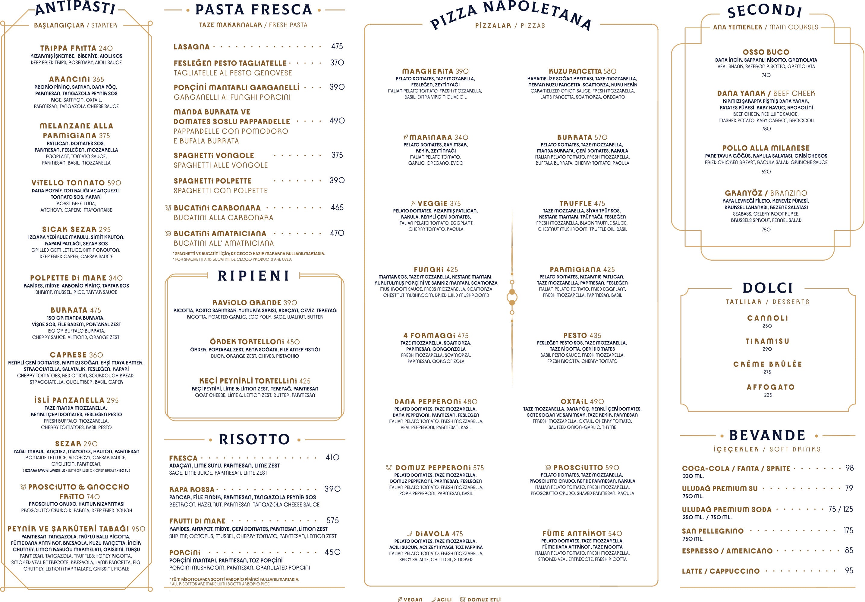 il sud menu 2023