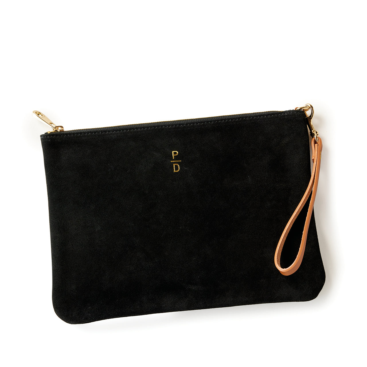 Sophia Suede Clutch