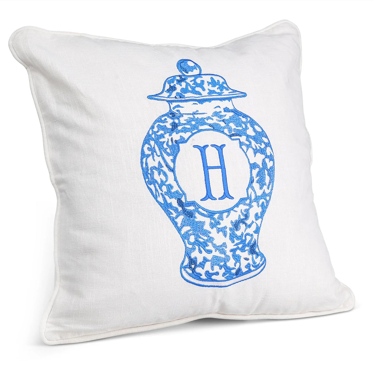 Monticello Personalized Ginger Jar Pillow