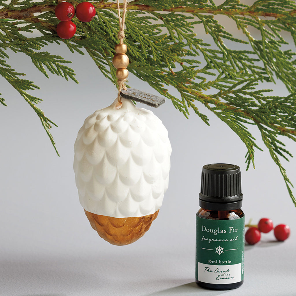 Pinecone Diffuser Ornament