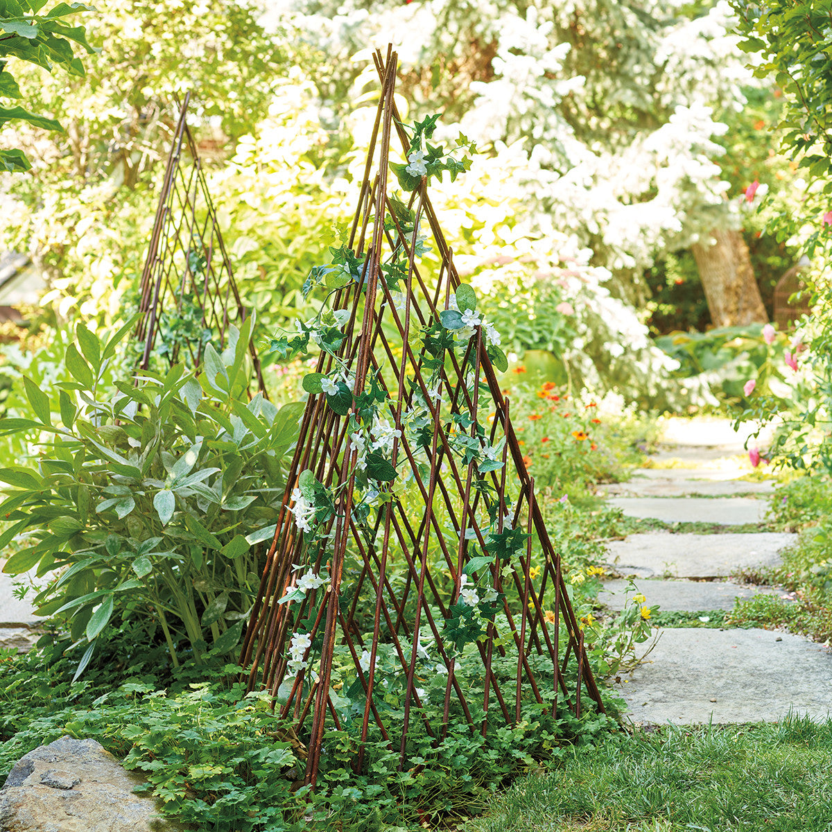 Willow Garden Pyramid Trellis