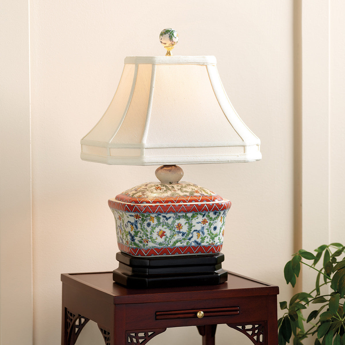 Porcelain Box Lamp