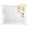 Monogrammed Acrylic Tray