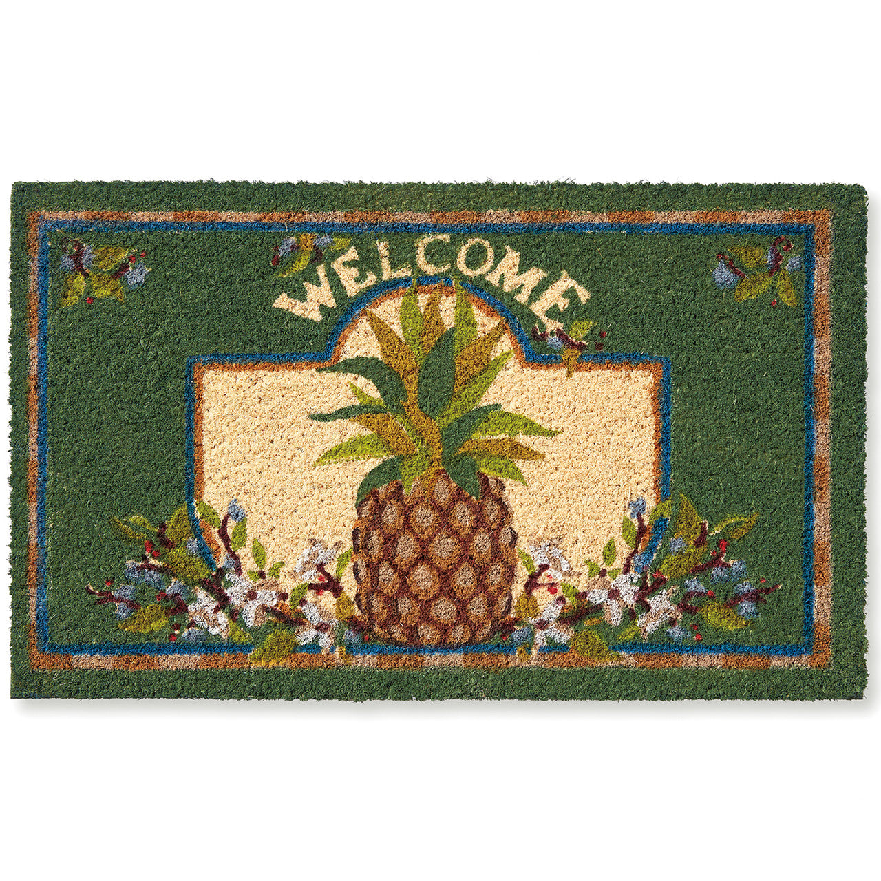 Pineapple Welcome Mat