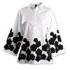 Women's Black and White Blouse