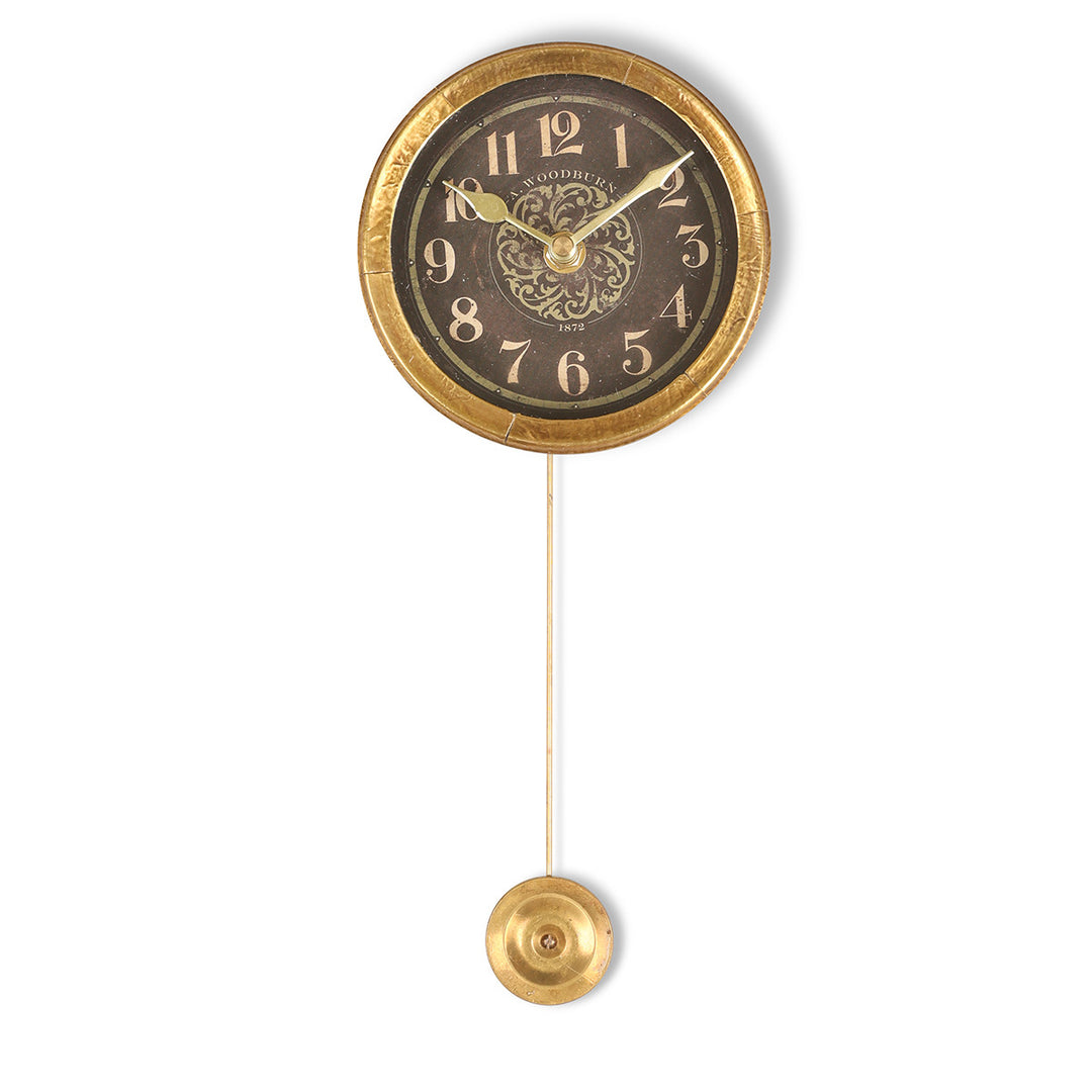 Hotel Pasquier Brass Wall Clock – Monticello Shop