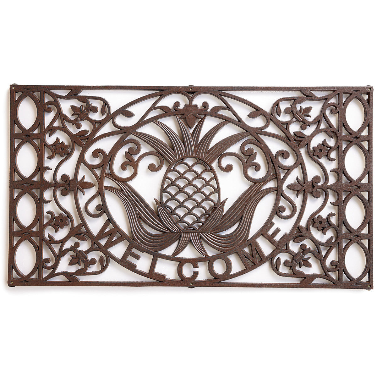 Monticello Cast Iron Pineapple Doormat