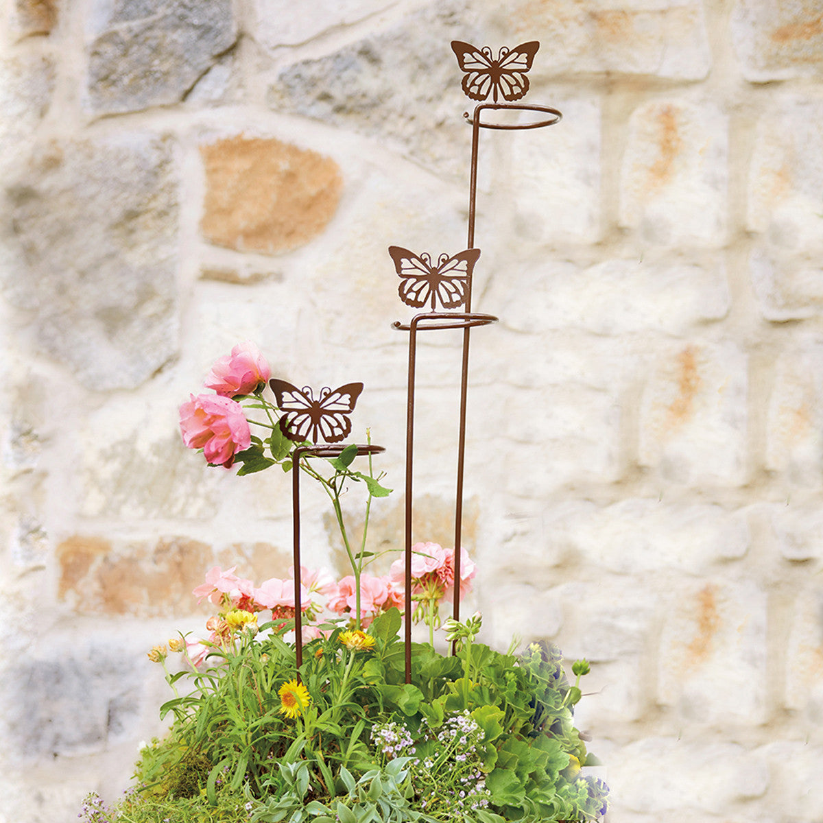 Monticello Monarch Butterfly Plant Support Set