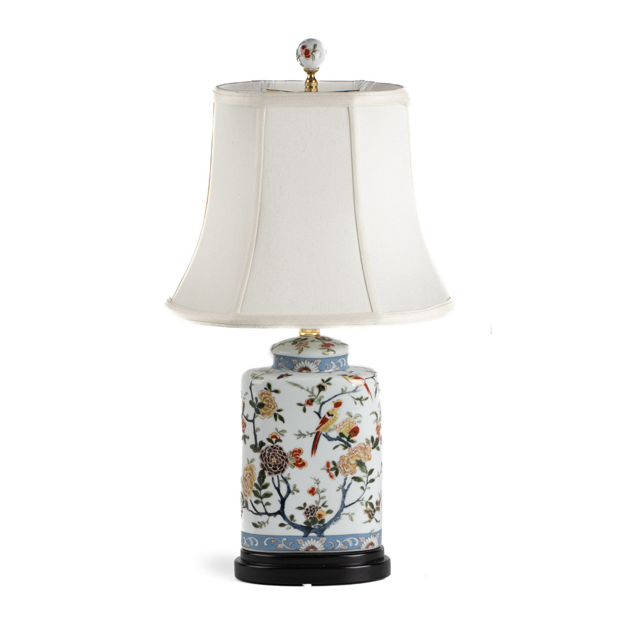 Floral Canister Lamp