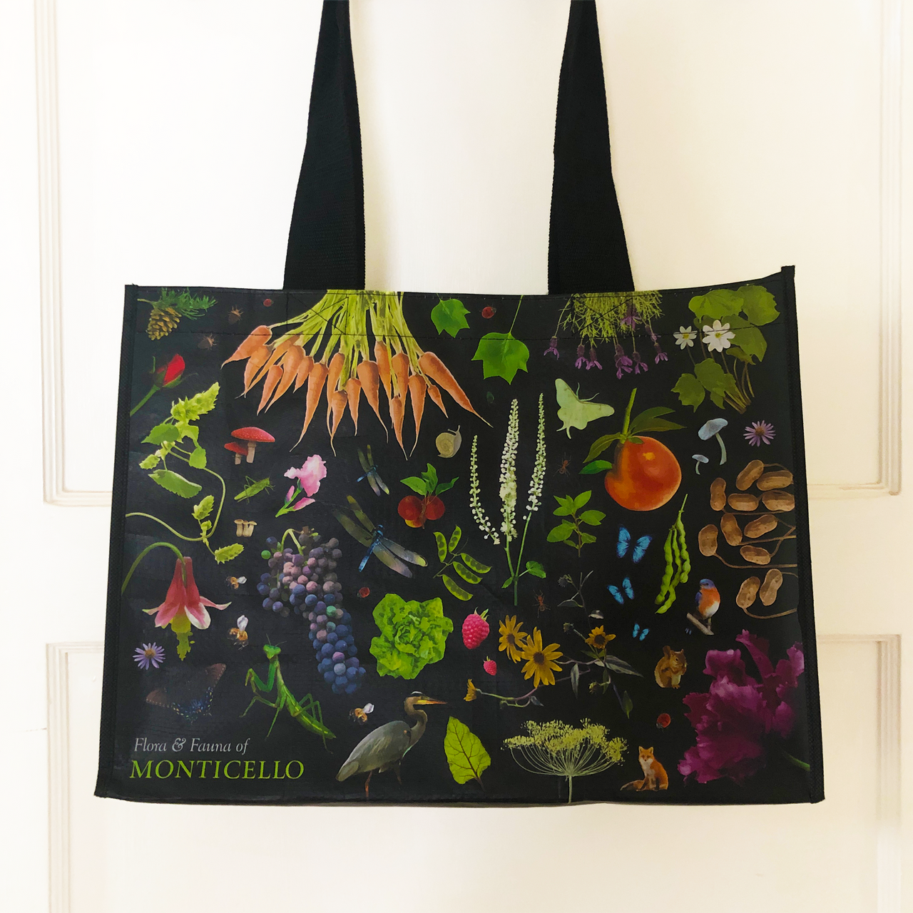 Monticello's Flora and Fauna Tote Bag