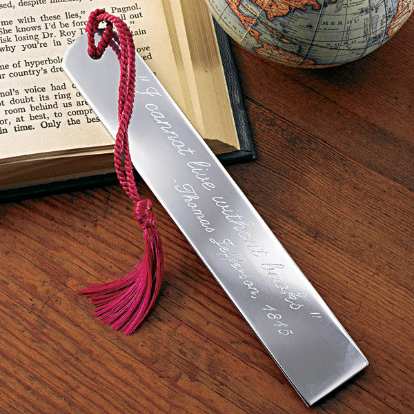 Pewter Engraved Bookmark