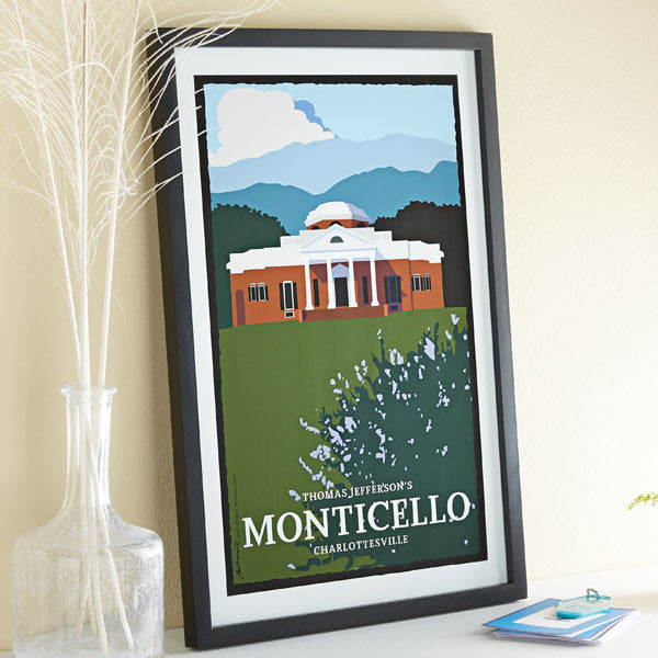 Monticello Framed Art Print