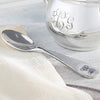 Personalized Pewter Baby Spoon