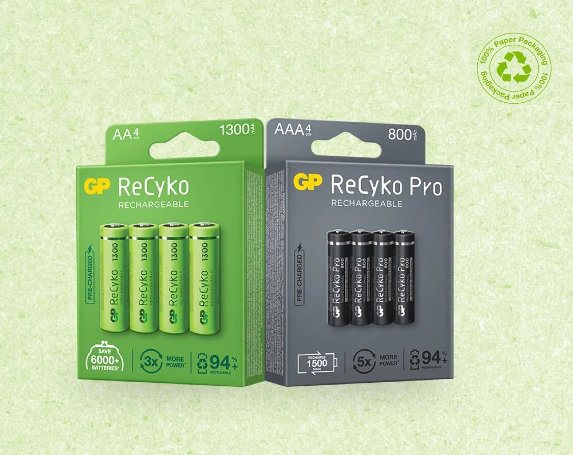 Recyko Rechargeable Batteries