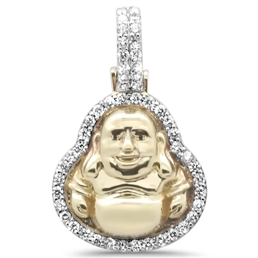 diamond buddha pendant