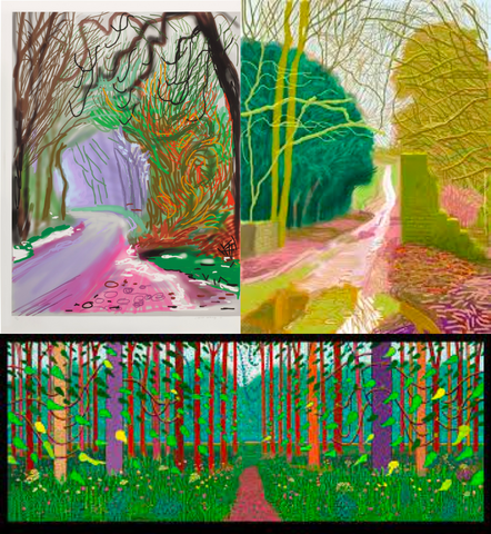 David Hockney: Arrival of Spring